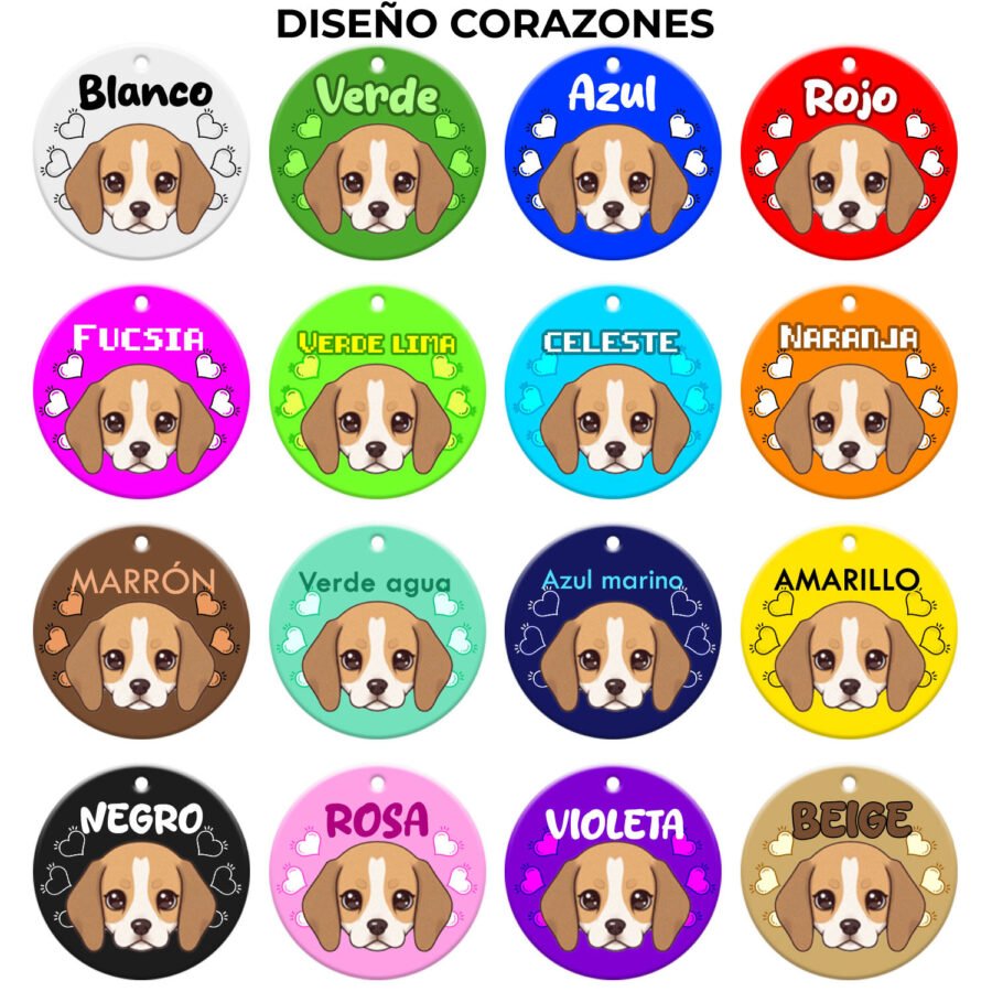 Fondos-corazones Chapita Dog Avatar