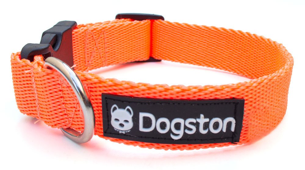collar-liso-naranja-fluor