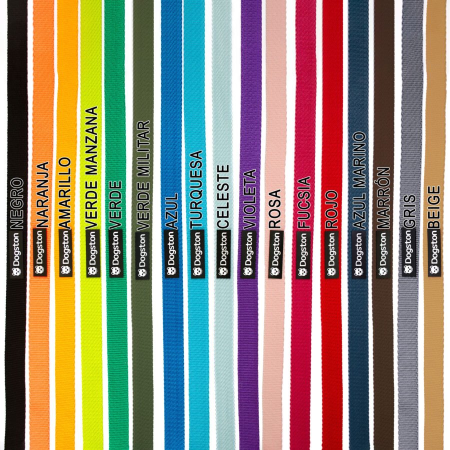 correas-colores-full Correa doble mosquetón regulable